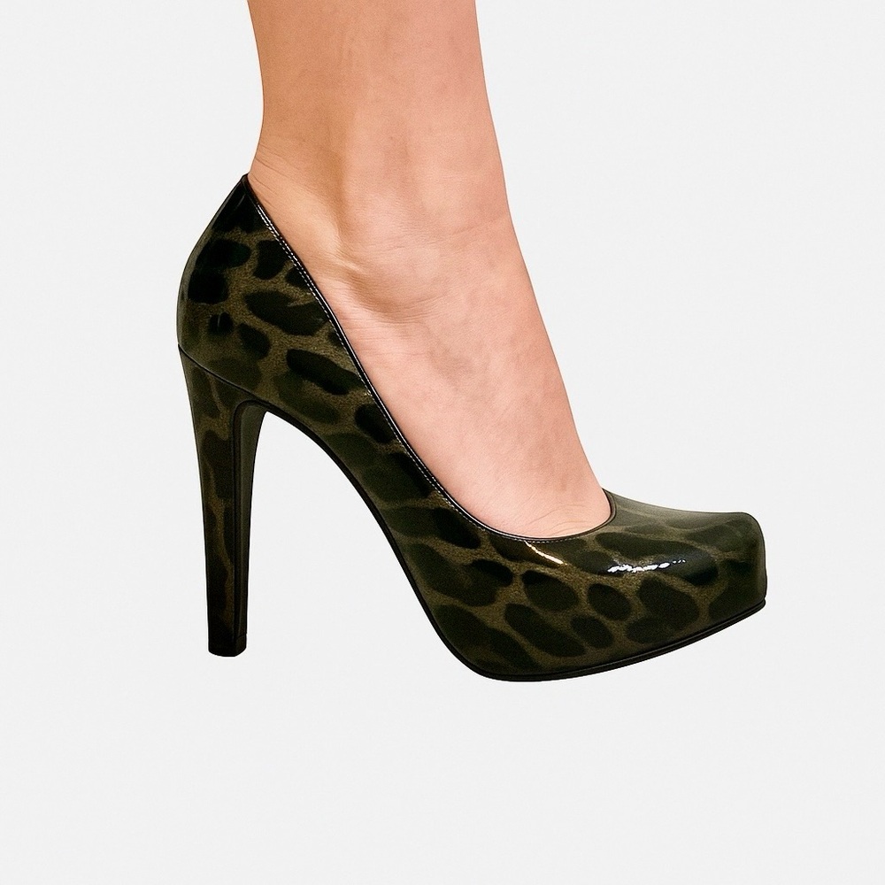 Jessica Simpson Leopard High Heel Platform Pumps